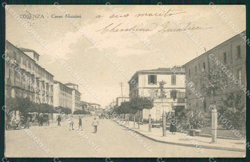Cosenza città cartolina QZ3885 – fronte