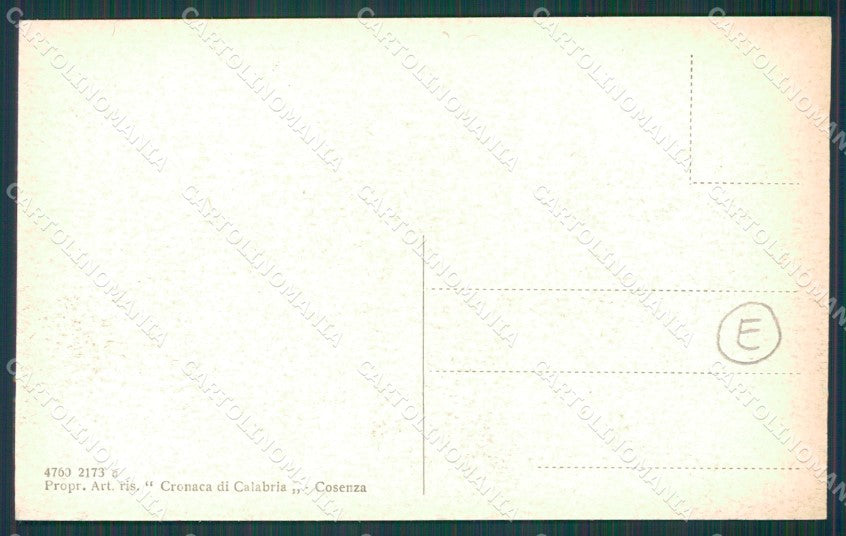 Cosenza città cartolina QZ3887 – retro