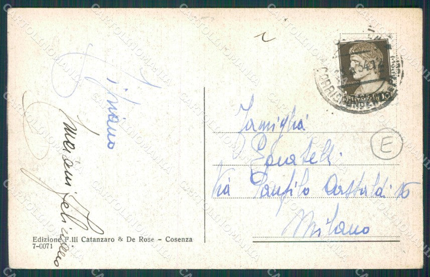 Cosenza città cartolina QZ3888 – retro