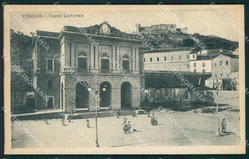 Cosenza città Teatro cartolina QZ3892 – fronte