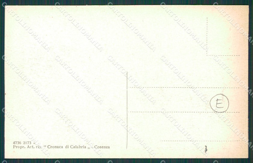 Cosenza città cartolina QZ3894 – retro