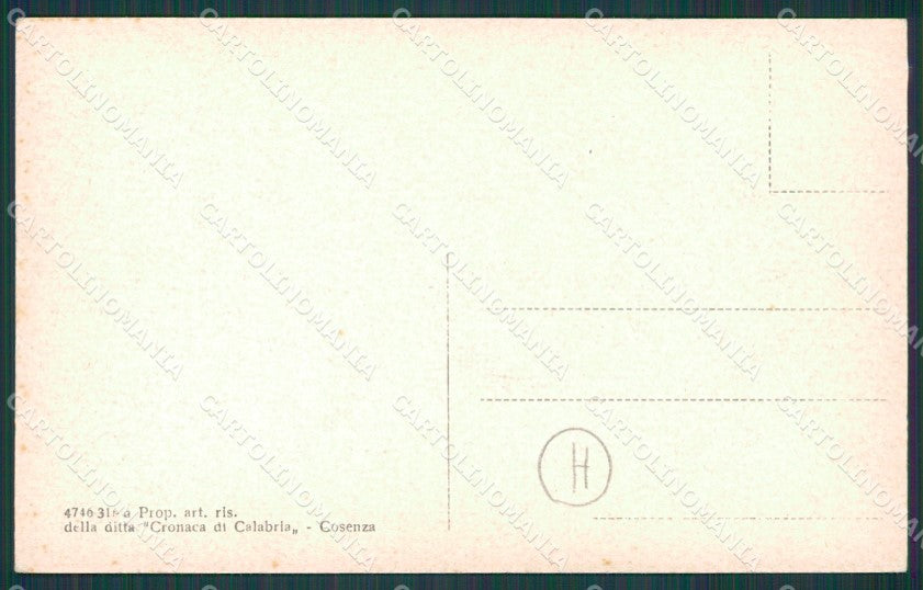 Cosenza città cartolina QZ3906 – retro