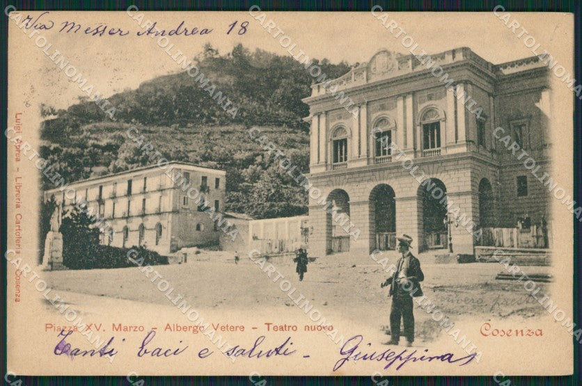 Cosenza città cartolina QZ3908 – fronte