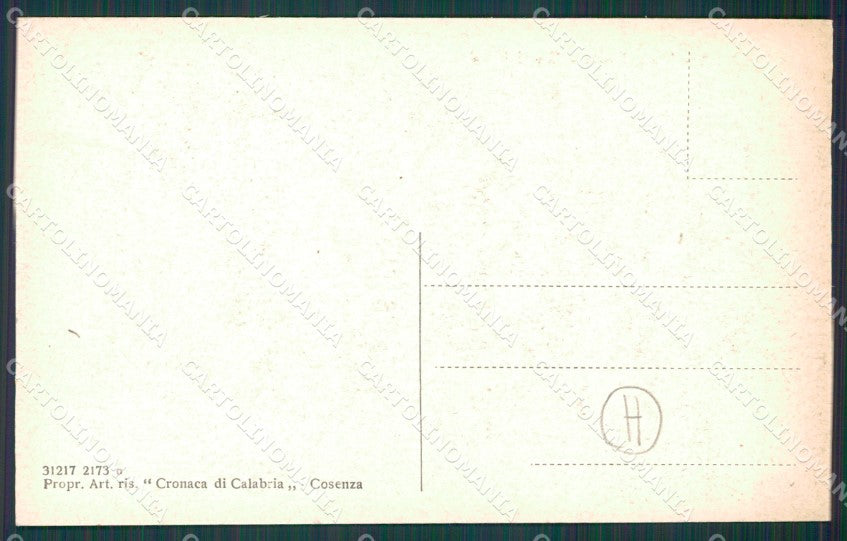 Cosenza città cartolina QZ3910 – retro