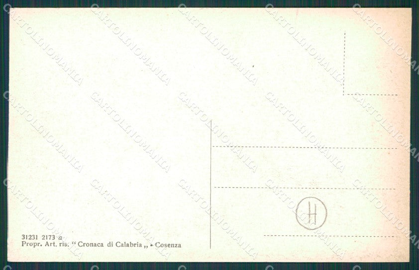 Cosenza città cartolina QZ3913 – retro