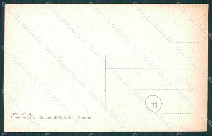 Cosenza città cartolina QZ3914 – retro