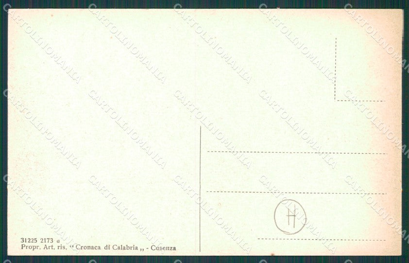 Cosenza città cartolina QZ3915 – retro