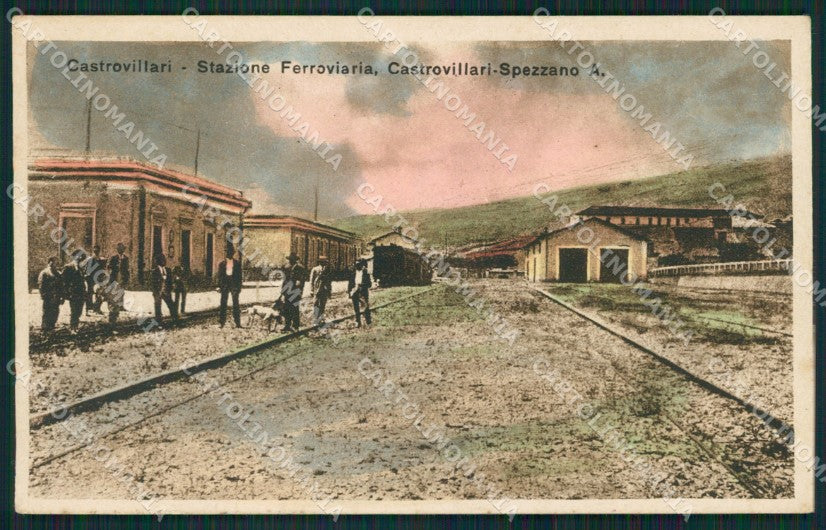 Cosenza Castrovillari Stazione Treno cartolina QZ3930 – fronte