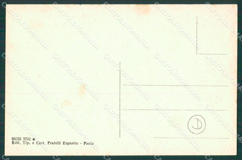 Cosenza Paola cartolina QZ3934 – retro