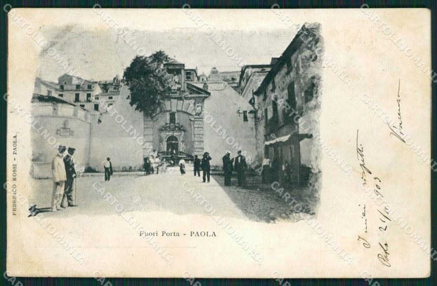 Cosenza Paola cartolina QZ3936 – fronte