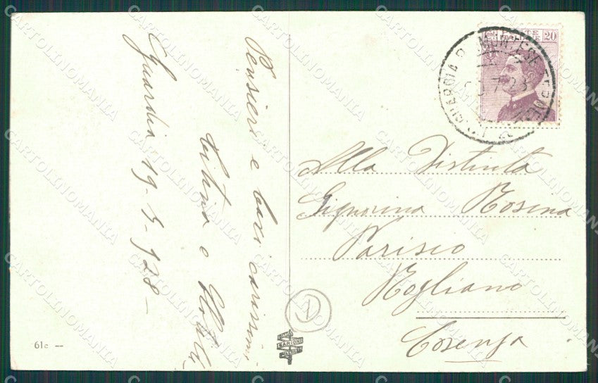 Cosenza Acquappesa Terme Luigiane cartolina QZ3944 – retro