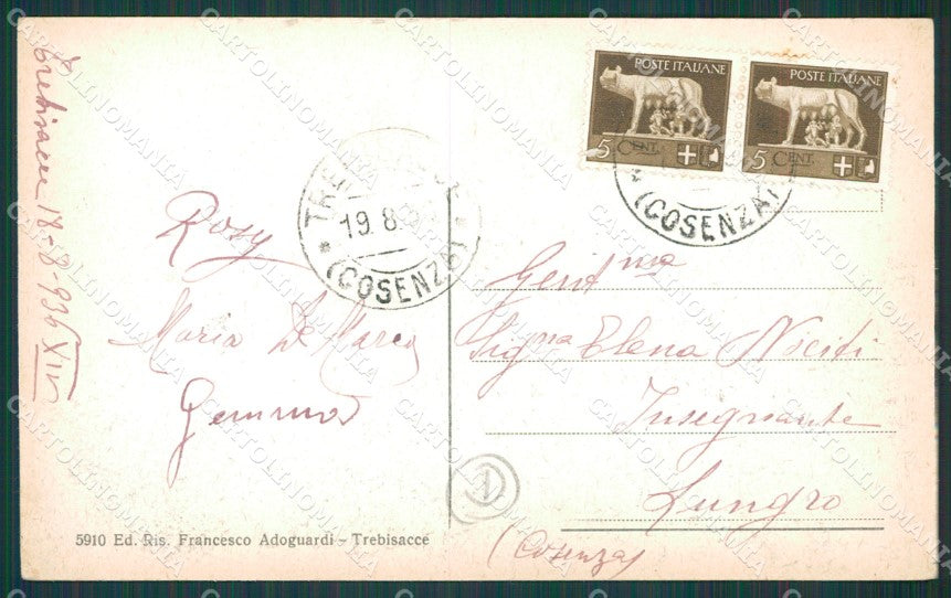 Cosenza Trebisacce cartolina QZ3946 – retro