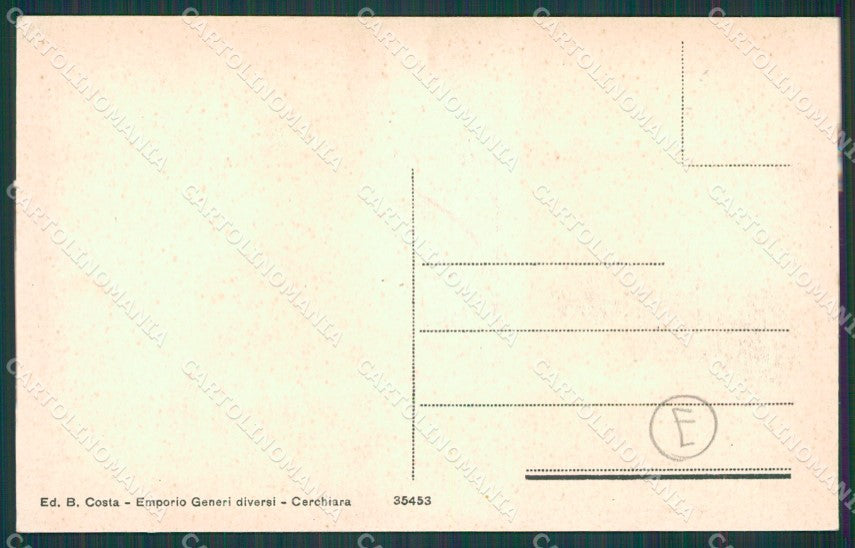 Cosenza Cerchiara Calabro cartolina QZ3951 – retro