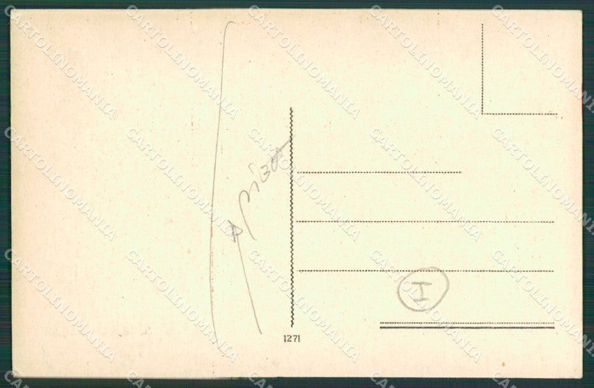 Cosenza Celico PIEGA cartolina QZ3958 – retro