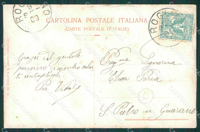 Cosenza Rogliano cartolina QZ3963 – retro