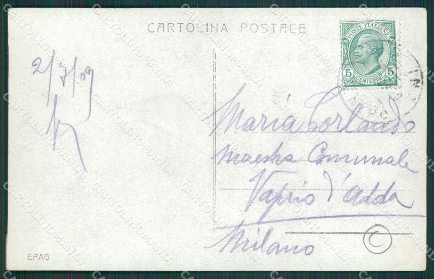 Reggio Calabria città terremoto foto cartolina QZ3992 – retro