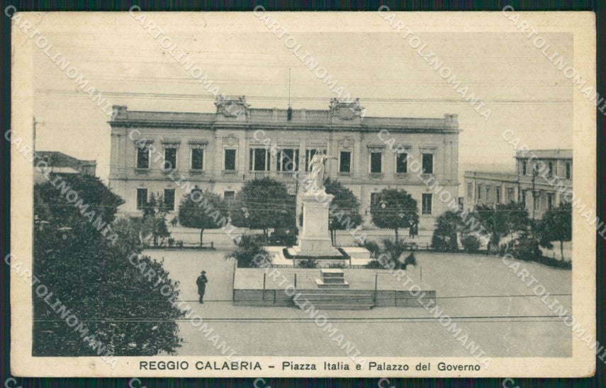 Reggio Calabria città FORO PIEGHE cartolina QZ3999 – fronte