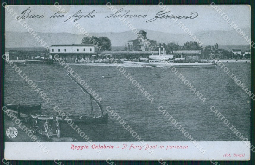 Reggio Calabria città Alterocca 5871 cartolina QZ4004 – fronte