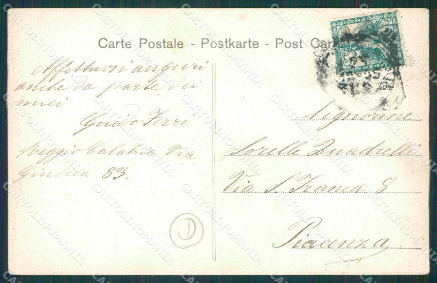 Reggio Calabria città Alterocca 5874 cartolina QZ4011 – retro