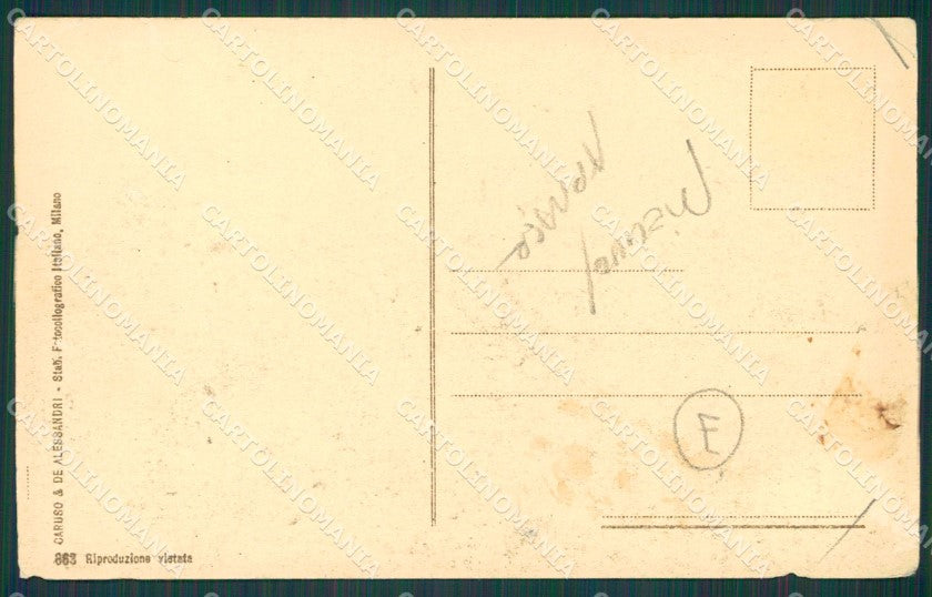 Reggio Calabria città terremoto ABRASA PIEGHE cartolina QZ4029 – retro