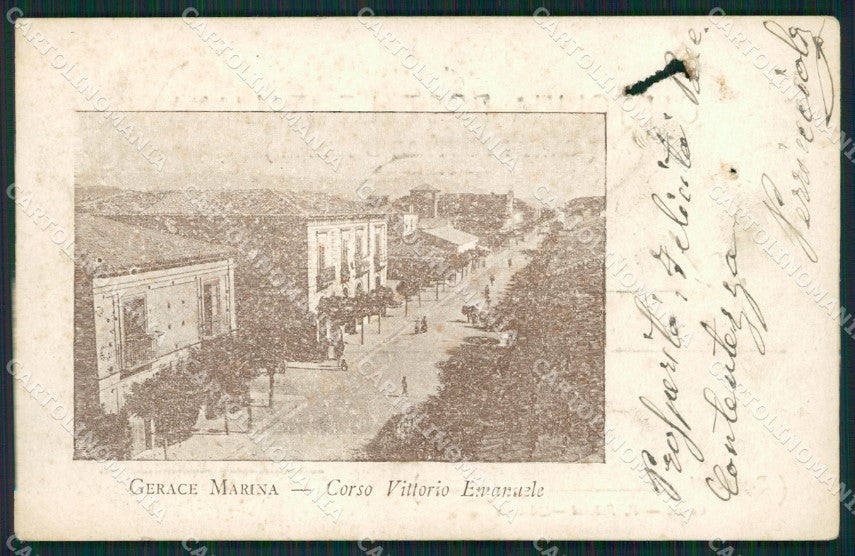 Reggio Calabria Gerace Marina FORI STRAPPO cartolina QZ4057 – fronte