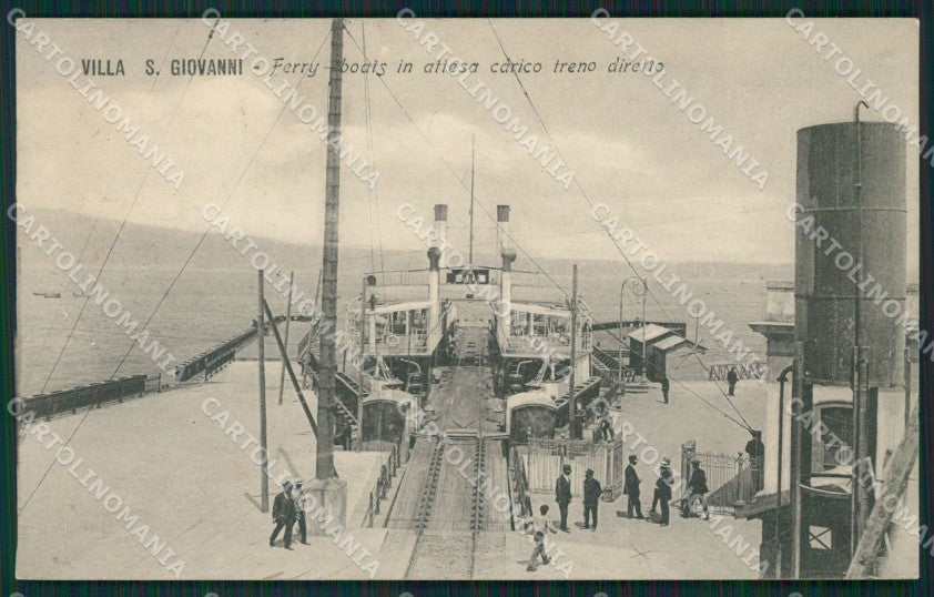 Reggio Calabria Villa San Giovanni SCOLLATA cartolina QZ4060 – fronte