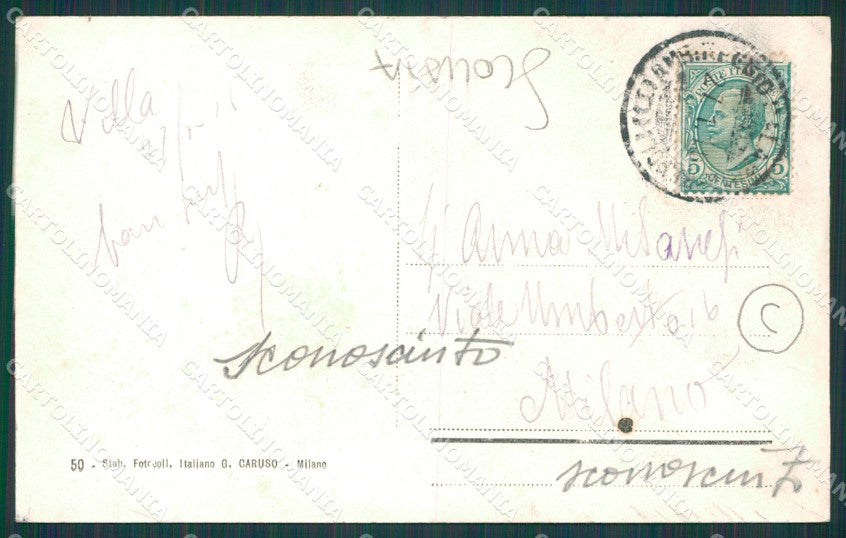 Reggio Calabria Villa San Giovanni SCOLLATA cartolina QZ4060 – retro