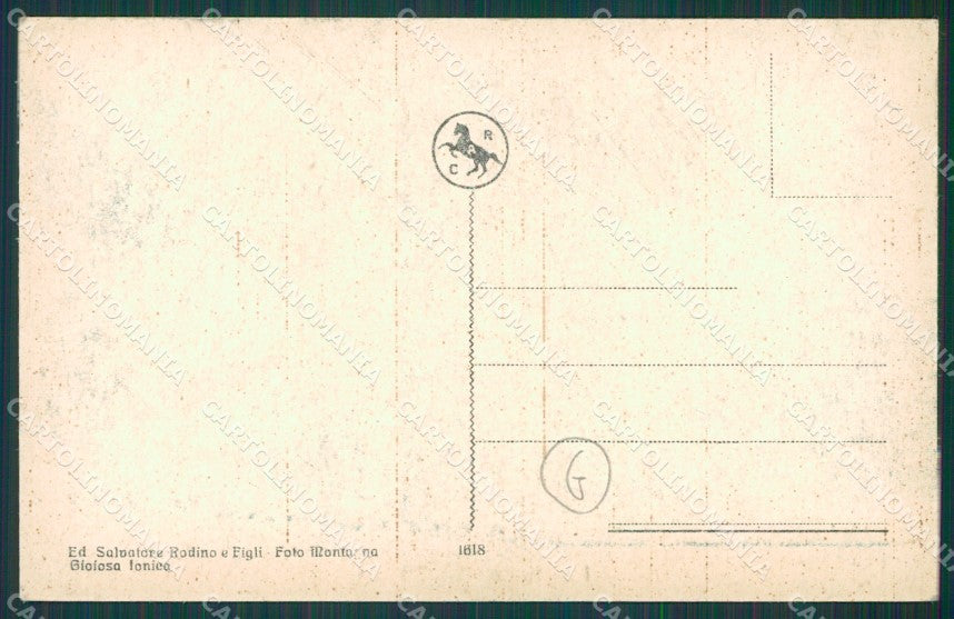 Reggio Calabria Gioiosa Ionica cartolina QZ4070 – retro