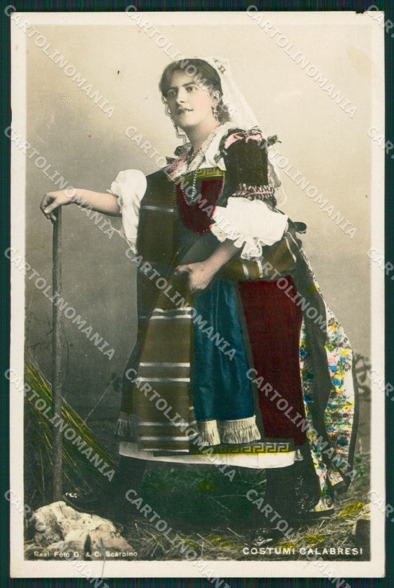 Catanzaro Costumi Calabresi foto cartolina QZ4094 – fronte