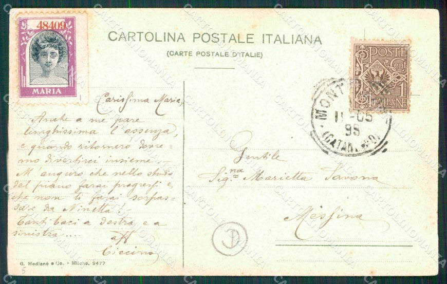 Catanzaro Terremoto delle Calabrie cartolina QZ4116 – retro