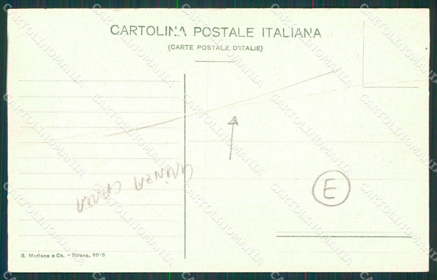 Catanzaro Terremoto delle Calabrie Vibo Valentia GRINZA CARTA cartolina QZ4123 – retro