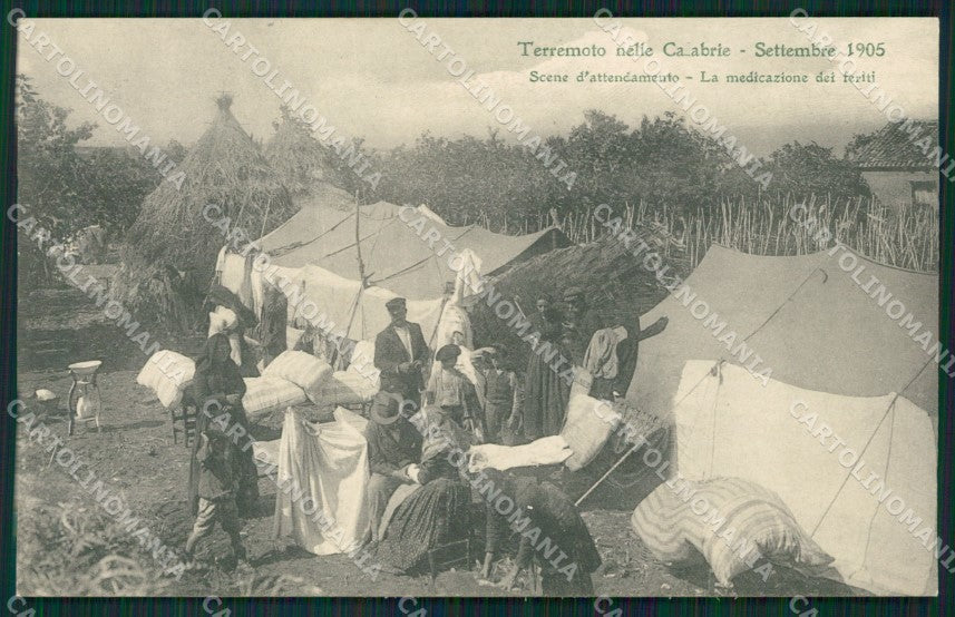 Catanzaro Terremoto delle Calabrie cartolina QZ4126 – fronte