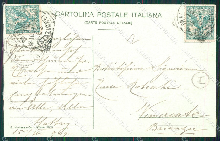 Catanzaro Terremoto delle Calabrie cartolina QZ4128 – retro
