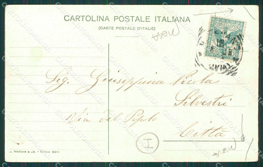 Catanzaro Terremoto delle Calabrie PIEGA cartolina QZ4129 – retro