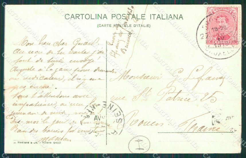 Catanzaro Terremoto delle Calabrie cartolina QZ4131 – retro
