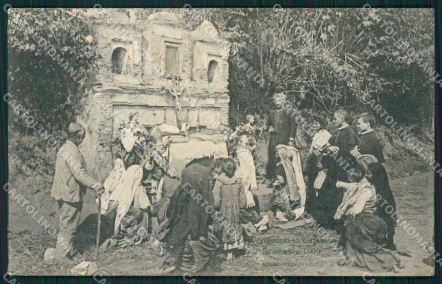 Catanzaro Terremoto delle Calabrie cartolina QZ4134 – fronte