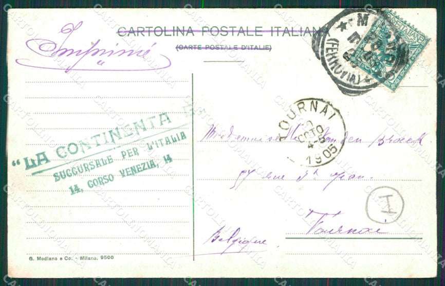 Catanzaro Terremoto delle Calabrie cartolina QZ4134 – retro