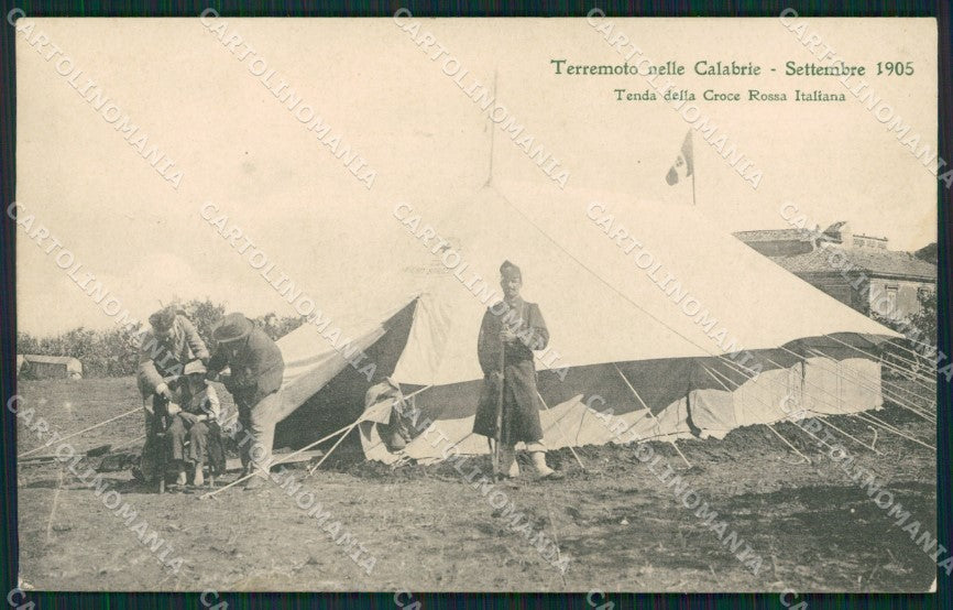 Catanzaro Terremoto delle Calabrie cartolina QZ4136 – fronte