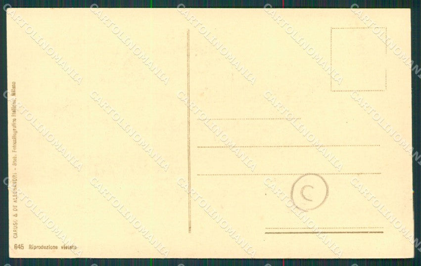Reggio Calabria Terremoto delle Calabrie cartolina QZ4146 – retro
