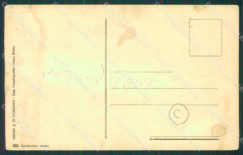 Reggio Calabria Terremoto delle Calabrie GdF cartolina QZ4154 – retro