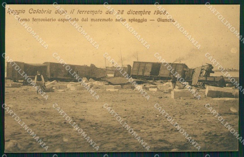 Reggio Calabria Terremoto delle Calabrie cartolina QZ4157 – fronte
