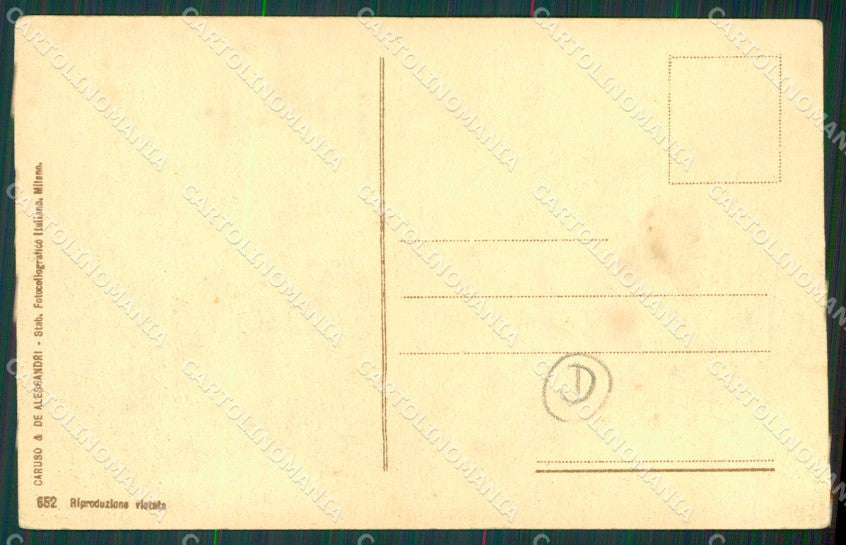 Reggio Calabria Terremoto delle Calabrie cartolina QZ4158 – retro