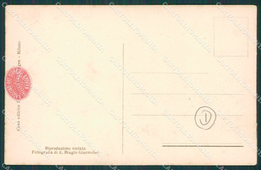 Reggio Calabria Terremoto delle Calabrie cartolina QZ4164 – retro