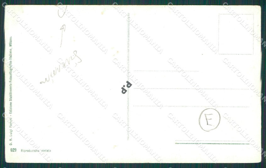 Reggio Calabria Terremoto delle Calabrie STRAPPINO cartolina QZ4174 – retro