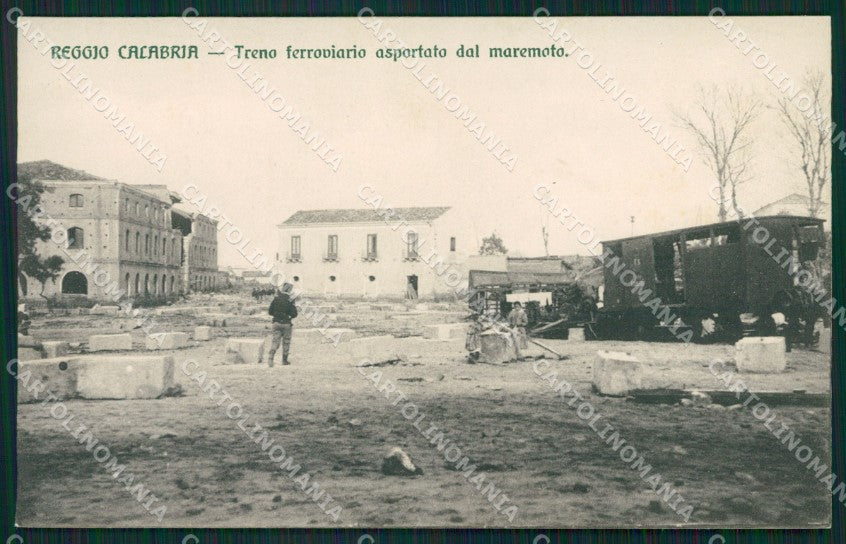 Reggio Calabria Terremoto delle Calabrie cartolina QZ4175 – fronte
