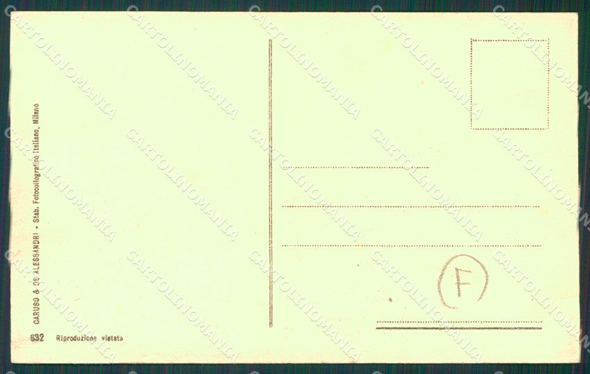 Reggio Calabria Terremoto delle Calabrie cartolina QZ4176 – retro