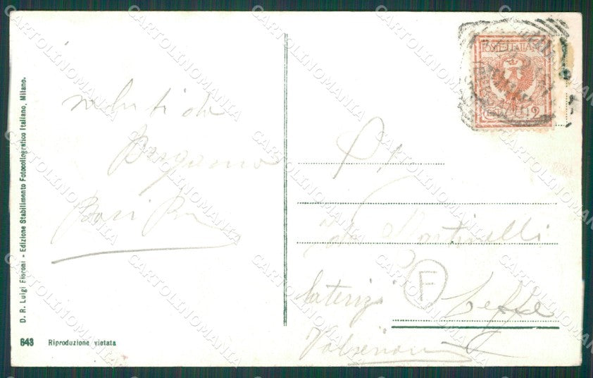 Reggio Calabria Terremoto delle Calabrie cartolina QZ4177 – retro