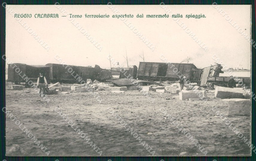 Reggio Calabria Terremoto delle Calabrie cartolina QZ4179 – fronte