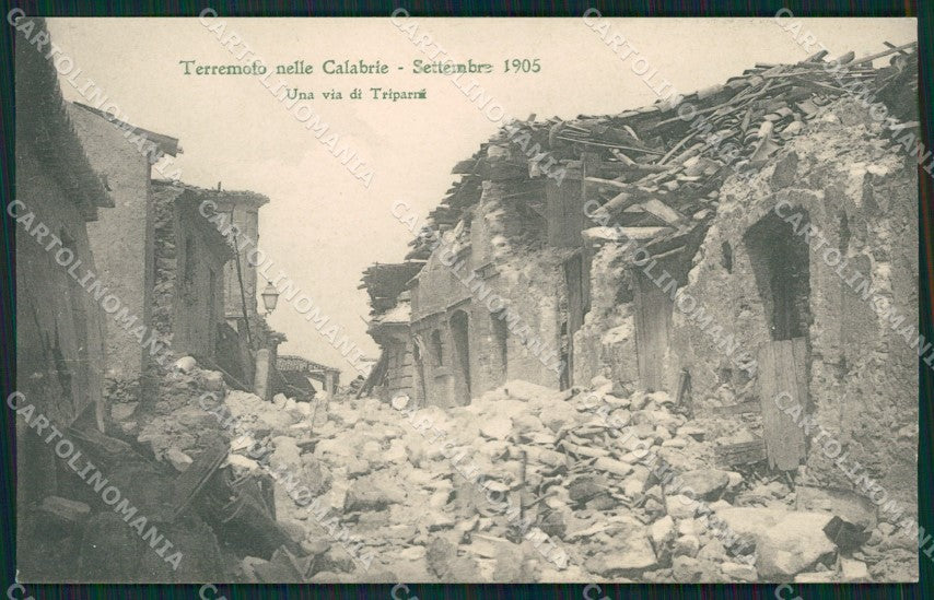 Vibo Valentia Triparni Terremoto delle Calabrie cartolina QZ4190 – fronte