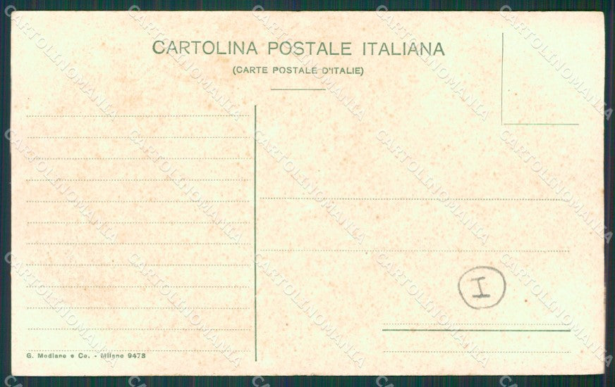 Vibo Valentia Triparni Terremoto delle Calabrie cartolina QZ4196 – retro